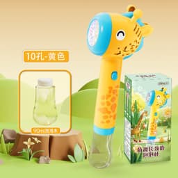image-Dinosaur Bubble Machine - Green Electric Fan Toy