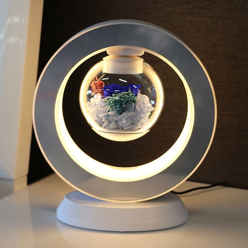 image-Rose Lovers Magnetic Levitation Flower - Blue