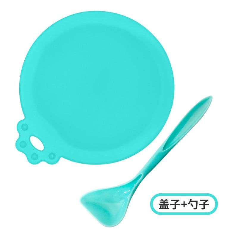 image-Silicone Pet Food Can Lid - Orange
