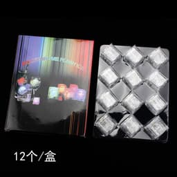 image-Autonomy LED Ice Cube Bar KTV Toy - Colorful Water-Activated Flash Lamp