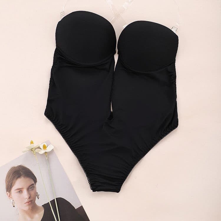 image-Chang Lizi Molded Cup Bra 3/4 - Dark Brown 3XL