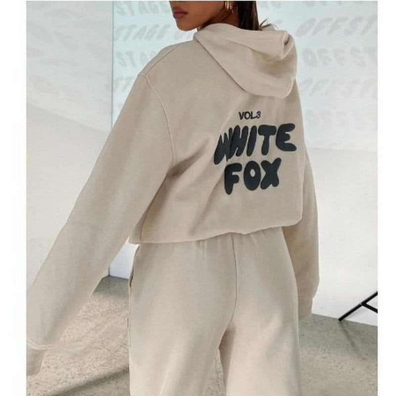 image-Cross-Border Spring/Autumn/Winter Sweatshirt Suit, Long-Sleeved Hoodie Two Pieces (65 characters)