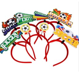 image-Football Headband Party Decoration - Non-woven Fans Cheer Props