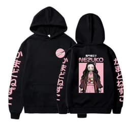 image-Men's & Women's Anime Hooded Hoodie - Large Size