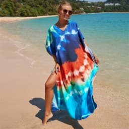 image-LH621 European and American beach blouse cotton skirt
