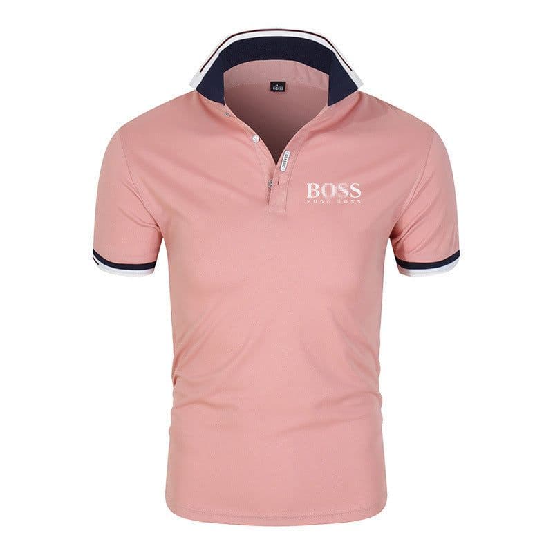 image-Men's & Women's Milk Fiber Polo Shirt, Short Sleeve, 4XL Blue Black
