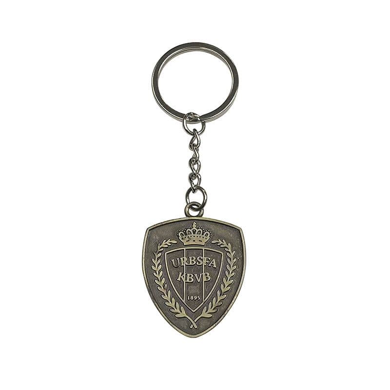 image-Football Team Logo Keychain - Zinc Alloy Metal