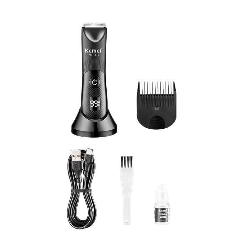 image-Kemei KM-1840 Waterproof Electric Hair Clipper
