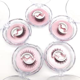 image-Pretty Purple Self-Adhesive False Eyelashes