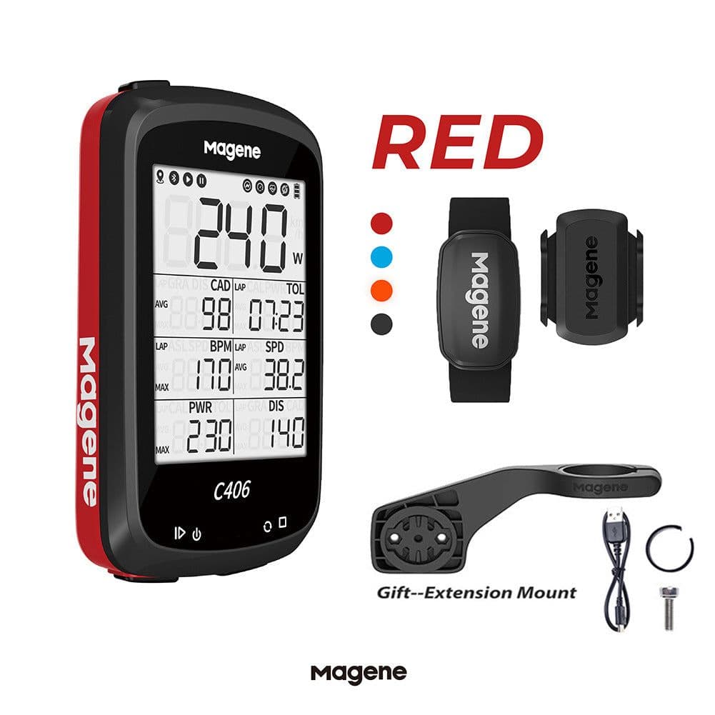 image-Magene C406 Waterproof GPS Mountain Bike - Wireless Smart Code