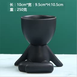 image-Sanwuxuan Nordic Ceramic Succulent Pot