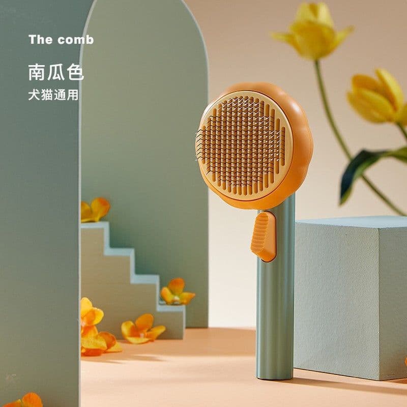 image-Dog Hair Comb Brush - Self-Cleaning One-Key