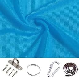 image-Kids Elastic Hammock - Indoor/Outdoor Swing - Sensory Yoga Hammock - Orange 280*150