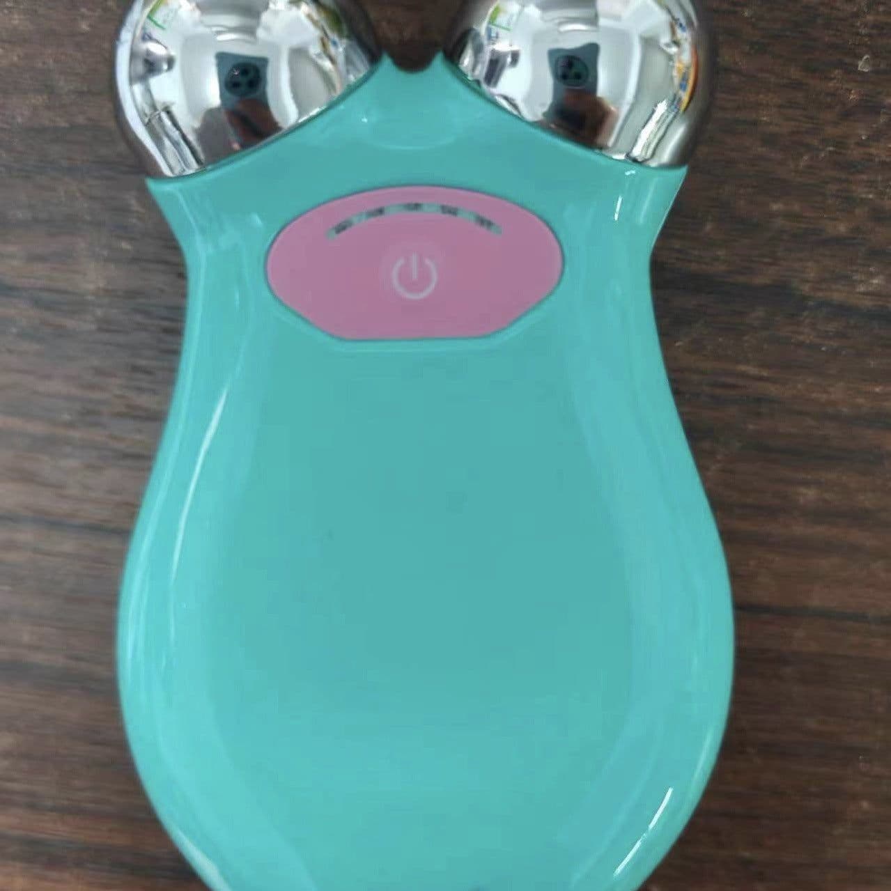 image-Microcurrent Beauty Roller - Green, 500-800mAh Radio Frequency Lift