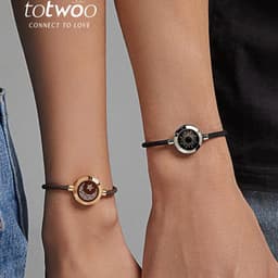image-totwoo Smart Couple Bracelets - Sun Moon Titanium Steel