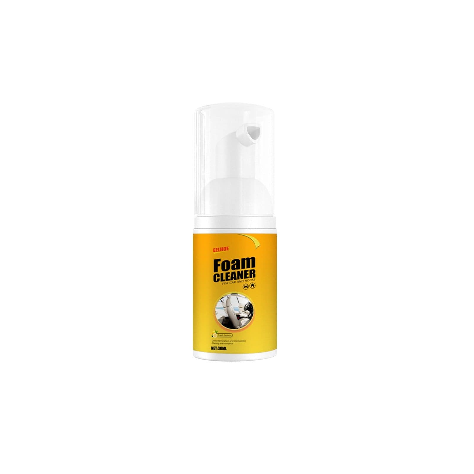 image-Multi-functional Foam Cleaner for Car Interior Leather Seats and Wheels - 100ml