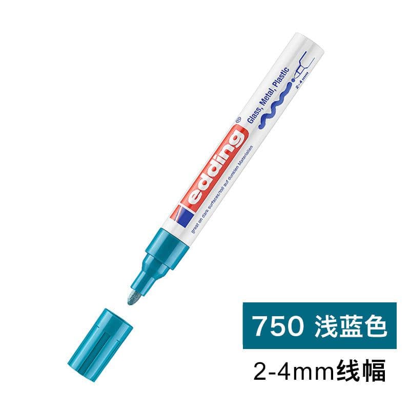image-Edding 750 Paint Pen - Black 2-4mm Oil Marker