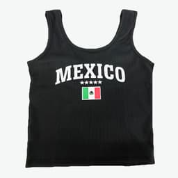 image-European American Y2K Blue Crop Top - Slim Fit