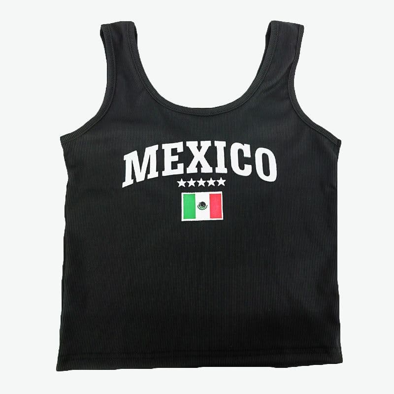 image-European American Y2K Blue Crop Top - Slim Fit