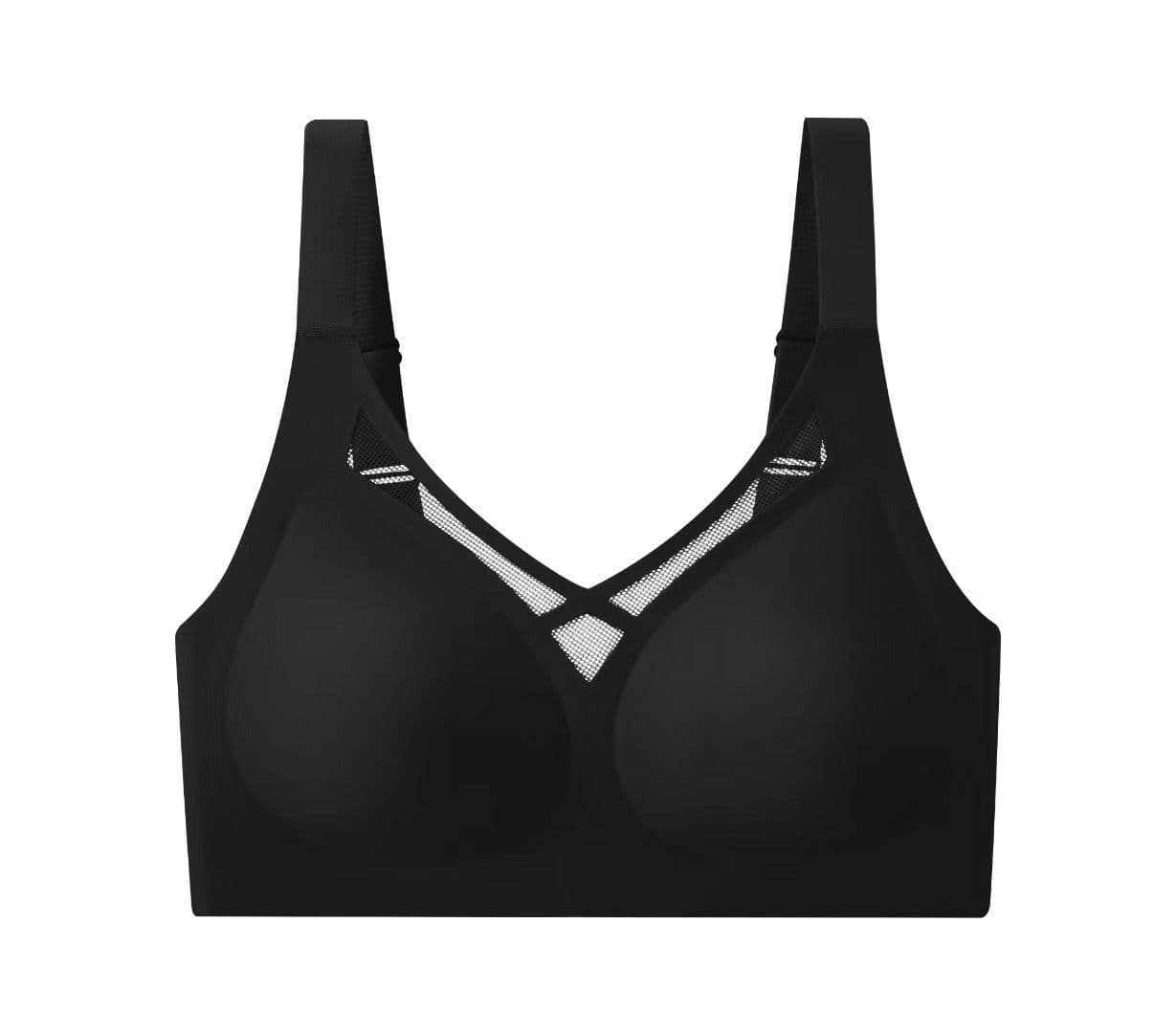 image-Man Poet Bra 3XL Seamless Nylon Gray Blue