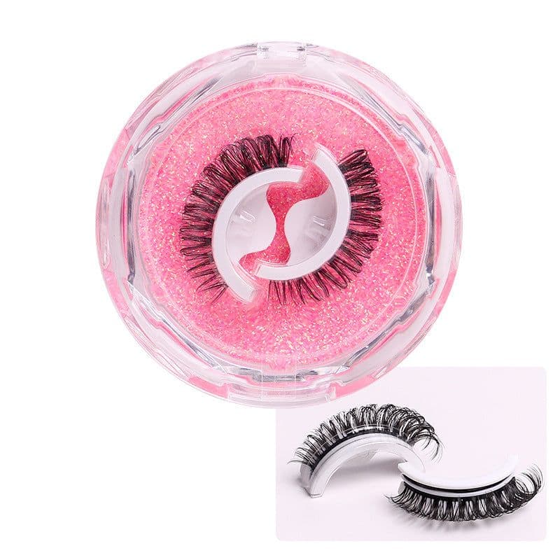 image-Self-Adhesive False Eyelashes - Thick Reusable Chemical Fiber