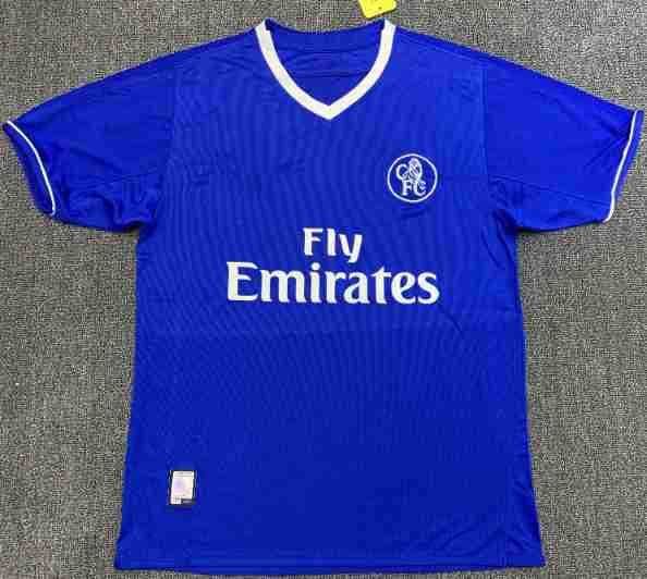 image-Chelsea 2007-08 Home Football Jersey - Men's S Retro