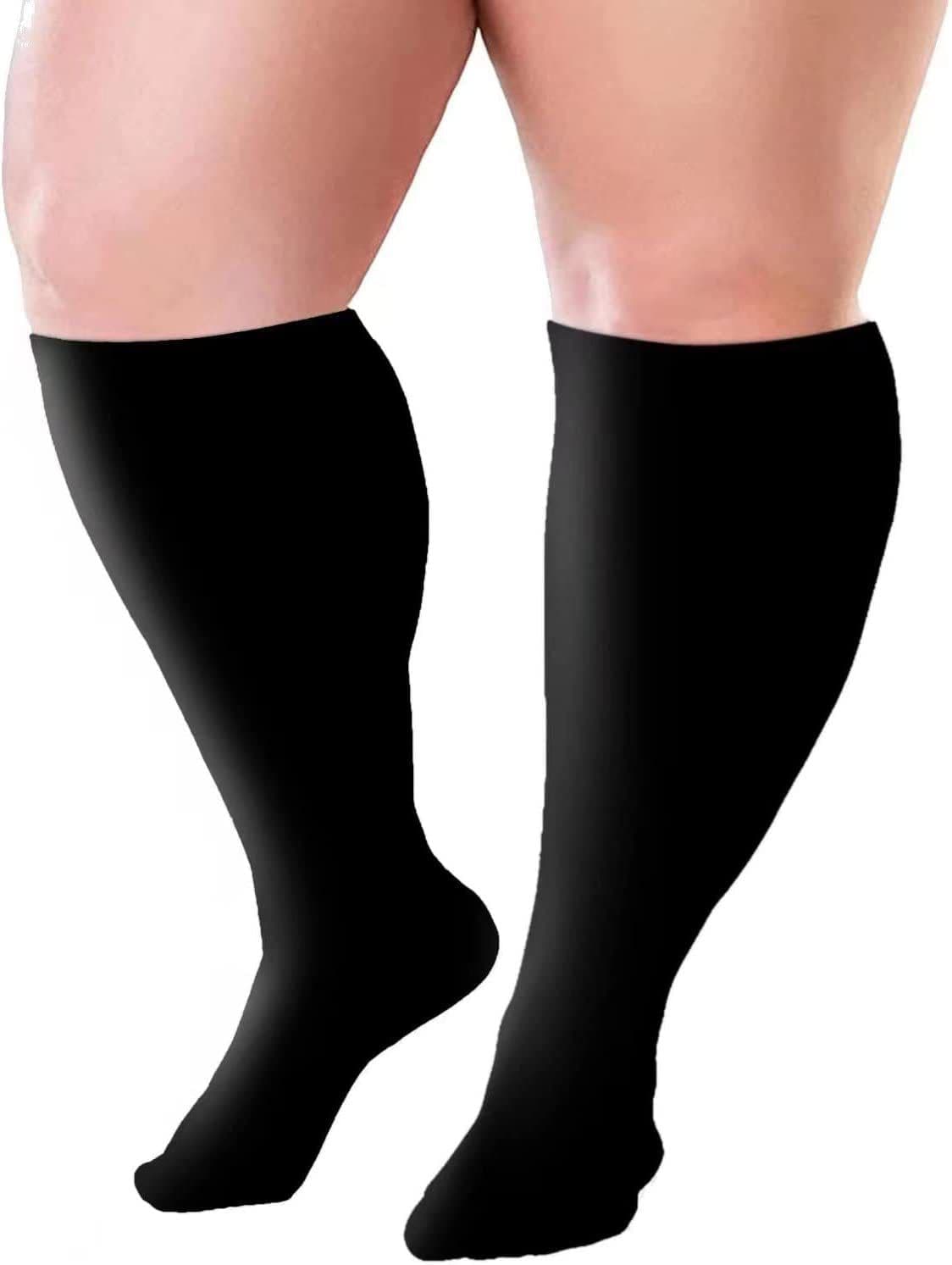 image-Hot Selling Sports Compression Socks - White 7XL
