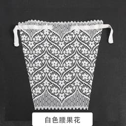 image-Lace Bralette Triangle Cup - White Anti-Light