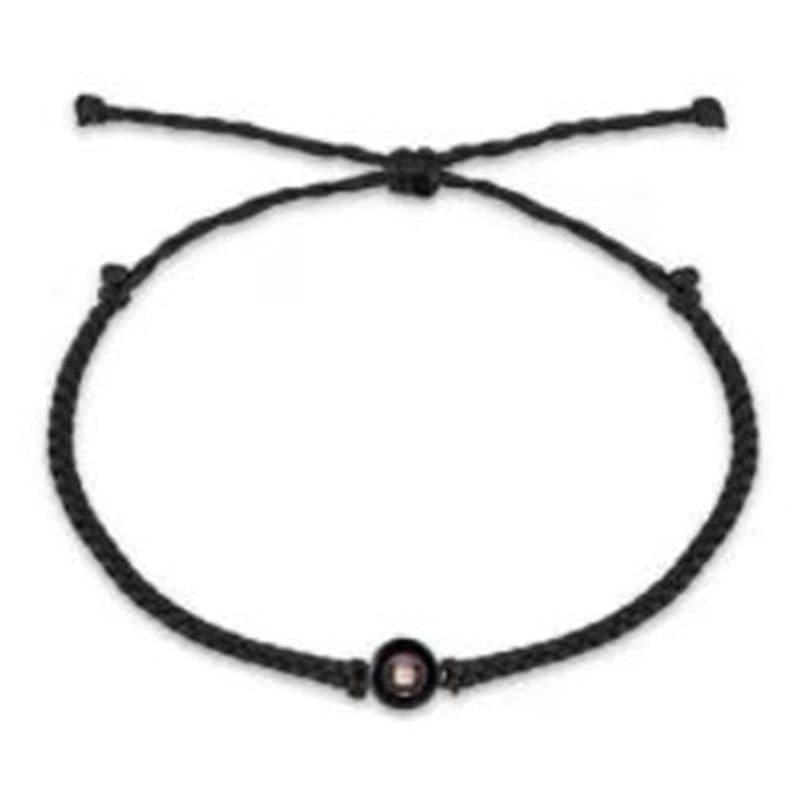 image-Minghao Braided Rope Bracelet - Titanium Steel