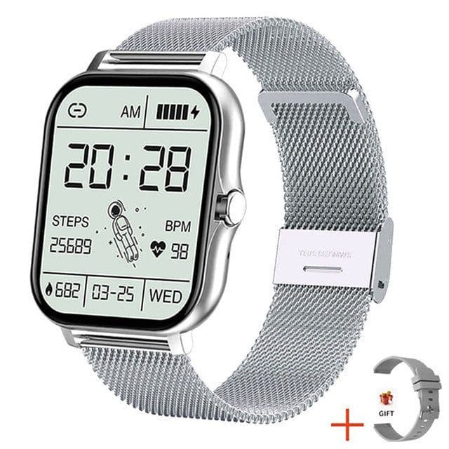 image-Y13 Smart Watch Sports Bracelet - Powder Steel