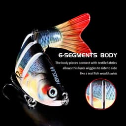 image-Hengjia 7 Section Bionic Fishing Bait - Freshwater/Sea