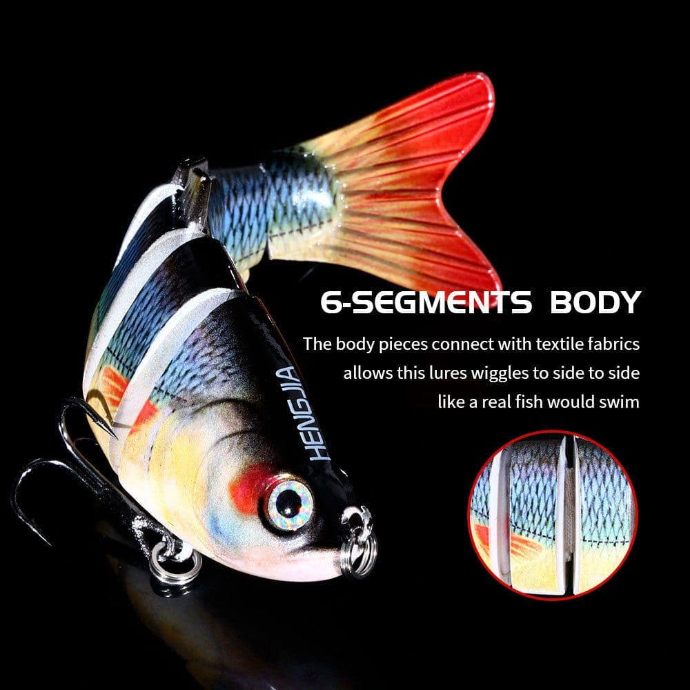 image-Hengjia 7 Section Bionic Fishing Bait - Freshwater/Sea