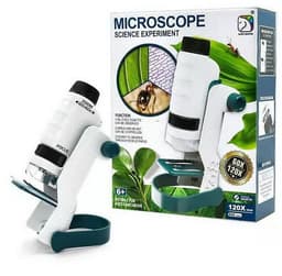 image-Children's DIY Microscope Set - Educational Science Kit