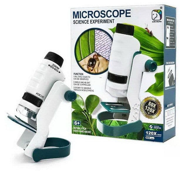 image-Children's DIY Microscope Set - Educational Science Kit