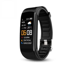 image-Oppo Apple Smart Sports Bracelet - Black Waterproof Health Monitor