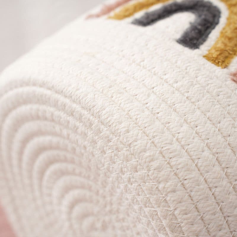 image-Yu Yang Storage Basket - Rainbow Cotton 20x25cm
