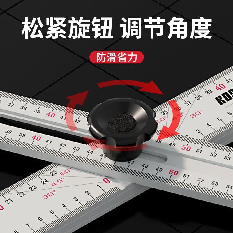 image-Carcillo Movable T-square 120CM High Precision Aluminum Alloy Ruler