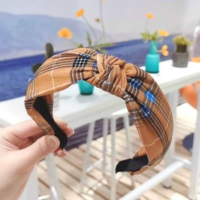image-Korean spring and summer cross elastic headband chiffon silk headband ladies headband hair accessories sports face wash headwear wholesale
