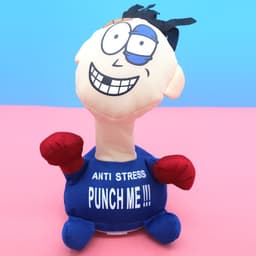 image-Punch Bag Stress Relief Toy - Sand Sculpture Figure
