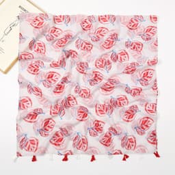 image-Japanese/Korean Butterfly Print Sun Protection Scarf, Beach Towel, 180x90cm