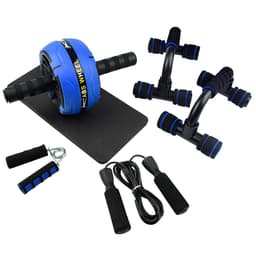 image-LEATOU Ab Wheel 7-Piece Indoor Fitness Equipment Set - LT-TZ32
