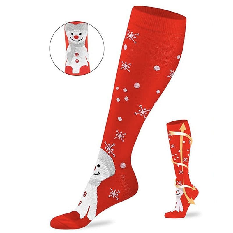 image-Ya Shi Rui Cactus Christmas Socks - Tall L/XL