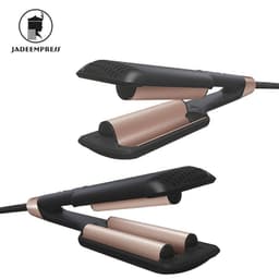 image-JADEEMPRESS 3-in-1 Hair Straightener Curler - Black