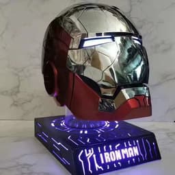 image-Jarvis Iron Man Helmet MK50 - 62cm Head Circumference - ABS Polished Ornament