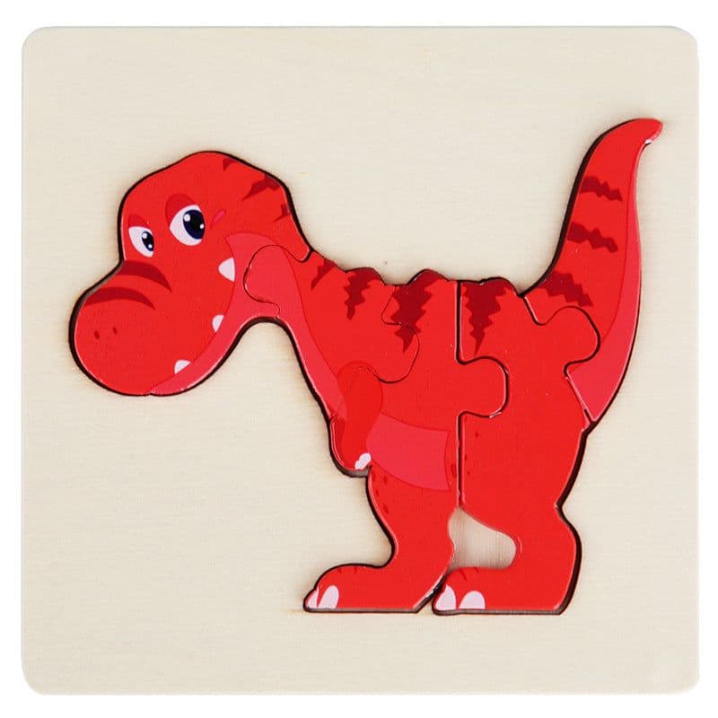 image-Wooden Geometric Puzzle Blocks - Ages 1-3