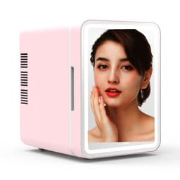 image-6L Dual-Purpose Car Refrigerator - Pink/White/Gray, USB, 48W, 12V