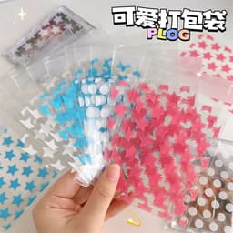 image-Star self-adhesive bag, essential card packaging bag, card holder, gift packaging bag, affordable small card material