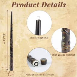 image-Harry Potter Magic Wand Remote Control Decorative Candle for Halloween Party