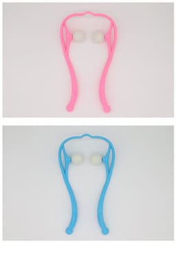 image-Double Ball Neck Massager Cervical Spine Roller