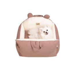 image-Pet Dog and Cat Kennel Safety Seat - Foldable Small/Medium - Dark Gray